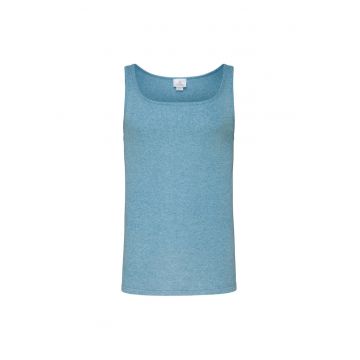 Top slim fit din bumbac