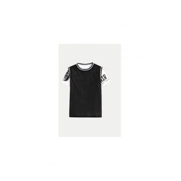 Tricou baieti -  305276810 - Bumbac - Negru