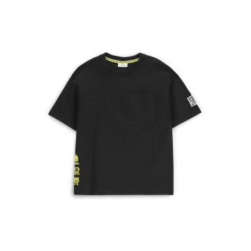 Tricou baieti  WC5143206GBJ - Bumbac - Negru