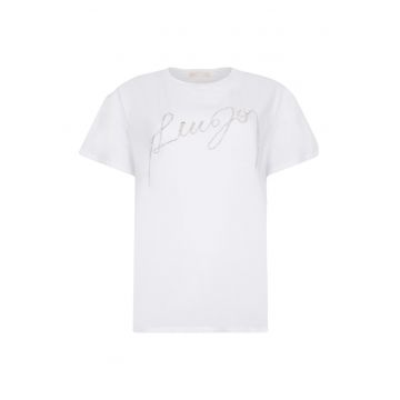 Tricou brodat cu paiete