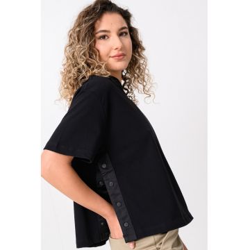 Tricou cu slituri si capse Zanda