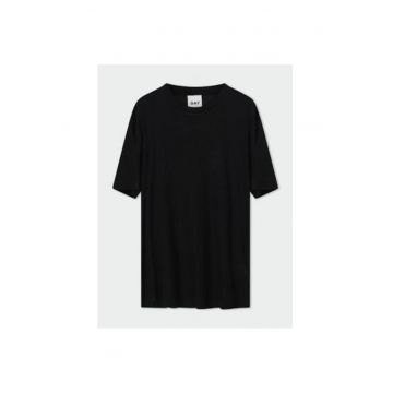 Tricou dama -  304007774 - Bumbac/Lana - M INTL - Negru
