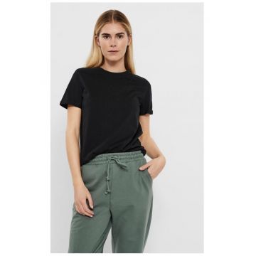 Tricou dama -  50765 - Bumbac - Negru