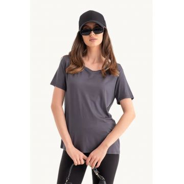Tricou dama  jerseu - gri