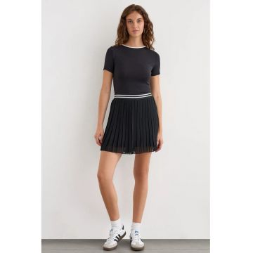 Tricou dama -  jerseu - negru