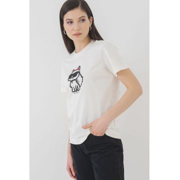 Tricou de bumbac organic cu imprimeu