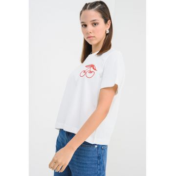 Tricou din bumbac organic cu imprimeu