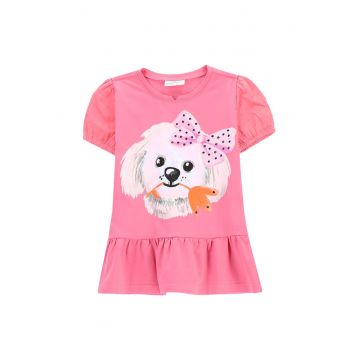 Tricou fete  WC5143202FGK - Bumbac/Elastan - Roz