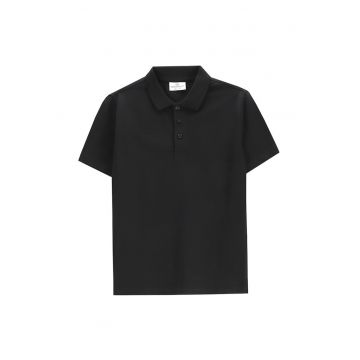 Tricou Polo baieti  WC5143601VBB - Bumbac/Elastan - Negru