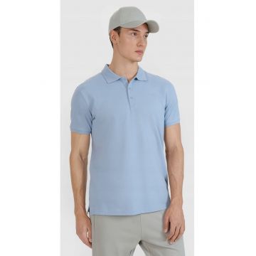Tricou Polo Barbati  Albastru Bumbac - Sportstyle - S-XXL