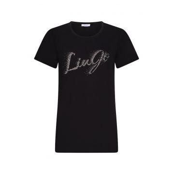 Tricou slim fit cu logo