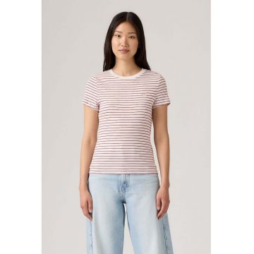 Tricou slim fit de bumbac Essential
