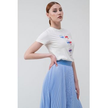 Tricou slim fit de bumbac organic Ikon