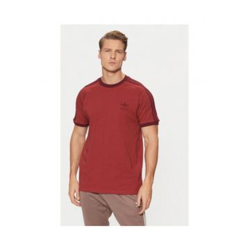 Tricou slim fit la baza gatului cu logo mic