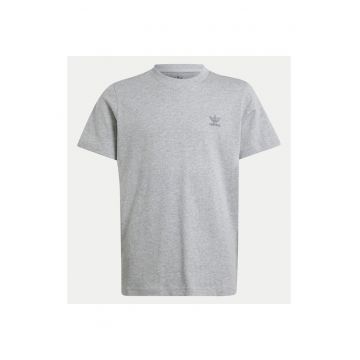 Tricou unisex din bumbac cu decolteu la baza gatului