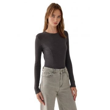 Body dama -  Slim - Poliester/Elastan - Gri
