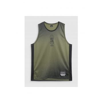 Maiou sport pentru barbati -  elastan/sintetic - supradimensionat - uscare rapida - verde Maiou sport pentru barbati -  elastan/sintetic - supradimensionat - uscare rapida - verde