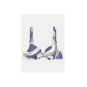 Sutien  Albastru - Material Poliamida/Elastan Sutien  Albastru - Material Poliamida/Elastan