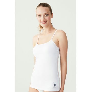 Top din amestec de modal cu bretele subtiri