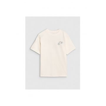 Tricou alb pentru băieți Tricou alb pentru băieți