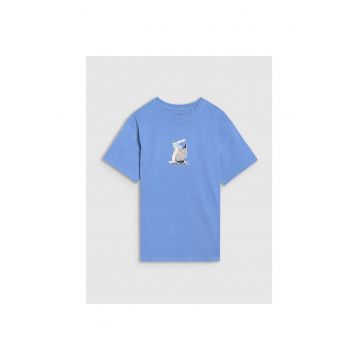Tricou baieti JRSS25TTSHM2641-33S - 4F - Bumbac - Albastru Tricou baieti JRSS25TTSHM2641-33S - 4F - Bumbac - Albastru