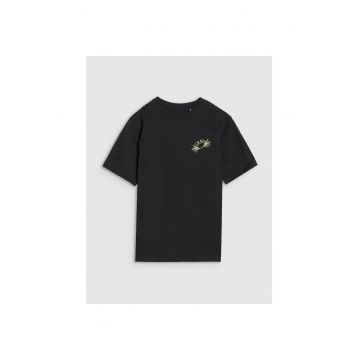 Tricou copii -  supradimensionat - imprimeu crab - negru - 100% bumbac Tricou copii -  supradimensionat - imprimeu crab - negru - 100% bumbac