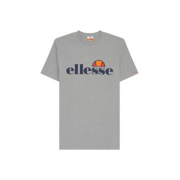 Tricou cu decolteu la baza gatului si imprimeu logo Prado Tricou cu decolteu la baza gatului si imprimeu logo Prado