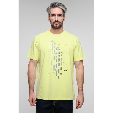 Tricou cu imprimeu geometric Tricou cu imprimeu geometric