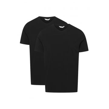 Tricou cu maneca scurta Move  set de 2 perechi Negru Tricou cu maneca scurta Move  set de 2 perechi Negru