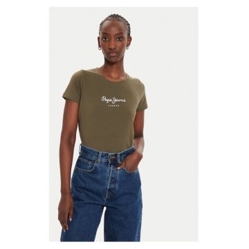 Tricou dama -  416156 - Verde - Bumbac - Tricou dama -  416156 - Verde - Bumbac -