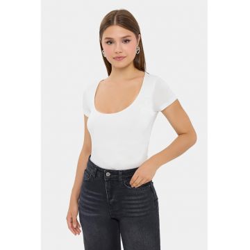 Tricou dama -  maneca scurta - alb
