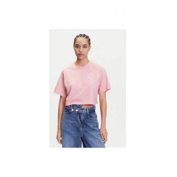 Tricou dama  SGZ21801814 - Bumbac - Roz Tricou dama  SGZ21801814 - Bumbac - Roz