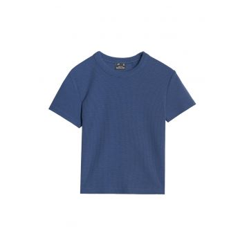Tricou dama  slim - bleumarin - viscoza Tricou dama  slim - bleumarin - viscoza