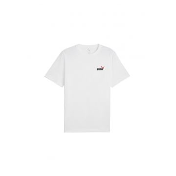 Tricou de bumbac cu decolteu la baza gatului Tricou de bumbac cu decolteu la baza gatului