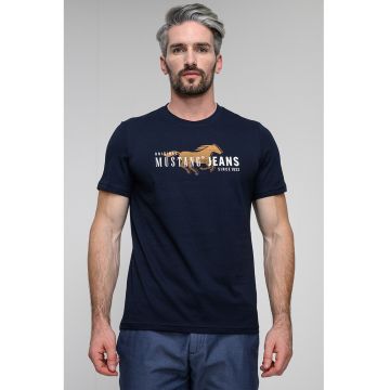 Tricou din bumbac cu imprimeu logo
