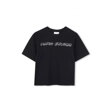 Tricou din bumbac cu imprimeu logo