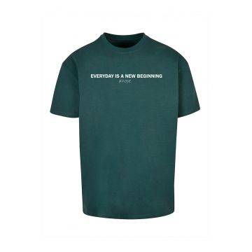 Tricou din bumbac cu imprimeu text Tricou din bumbac cu imprimeu text