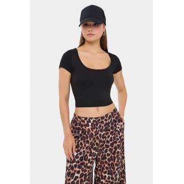 Tricou  maneca scurta - negru