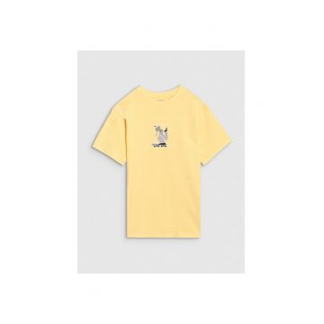 Tricou pentru copii -  supradimensionat - galben - 100% bumbac Tricou pentru copii -  supradimensionat - galben - 100% bumbac