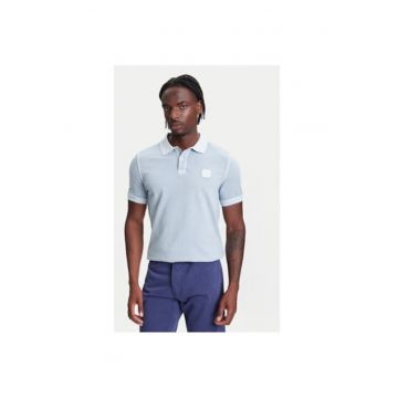 Tricou polo barbati  3089U302D - Bumbac organic - XS INTL - Albastru Tricou polo barbati  3089U302D - Bumbac organic - XS INTL - Albastru