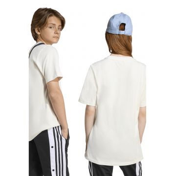 Tricou regular fit cu decolteu la baza gatului