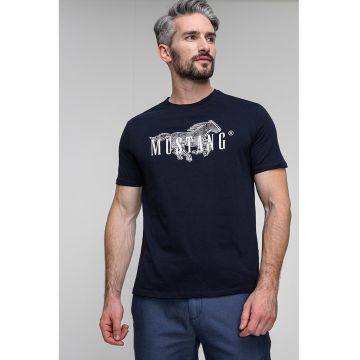Tricou regular fit cu imprimeu logo pe piept Austin