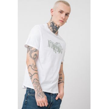 Tricou regular fit cu imprimeu logo pe piept Austin