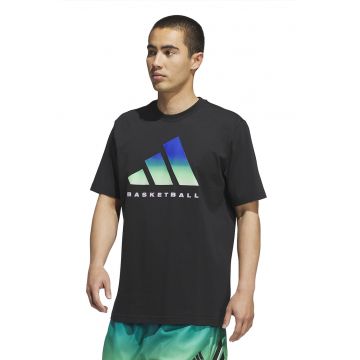 Tricou regular fit din bumbac cu logo