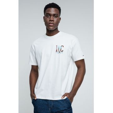 Tricou relaxed fit cu imprimeu pe partea din spate Tricou relaxed fit cu imprimeu pe partea din spate
