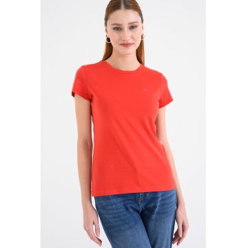 Tricou slim fit din bumbac Tricou slim fit din bumbac