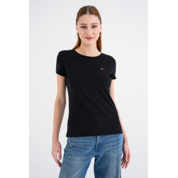 Tricou slim fit din bumbac Tricou slim fit din bumbac