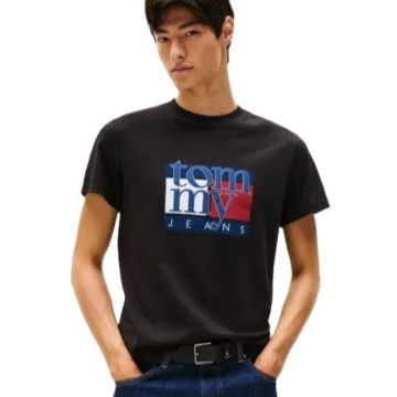 Tricou Tommy Hilfiger TJM SLIM RWB FLAG TEE EXT Tricou Tommy Hilfiger TJM SLIM RWB FLAG TEE EXT