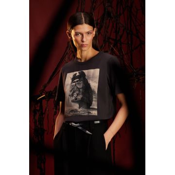 Medicine tricou culoarea gri