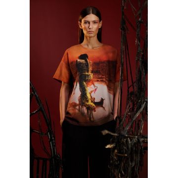 Medicine tricou culoarea maro